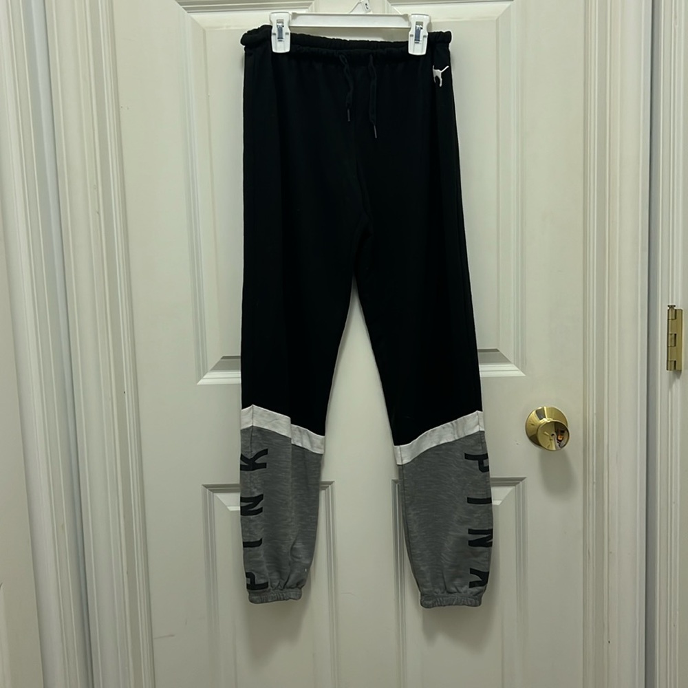 Pink jogging pants